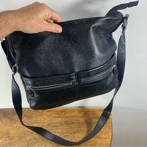 Atelier noir leather bag
